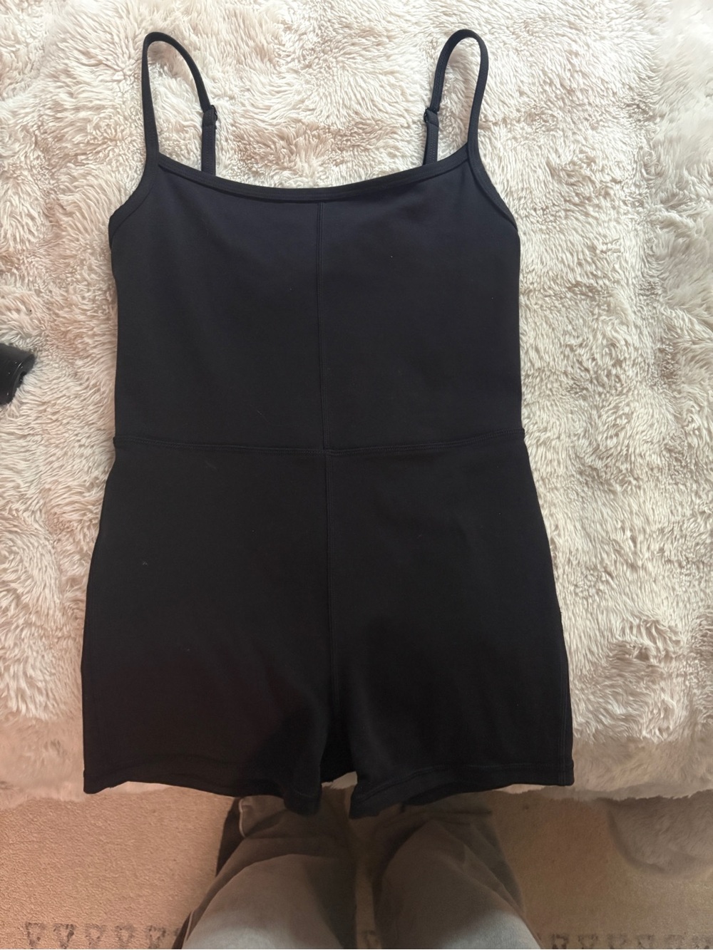 Wilfred Free Black Spaghetti-Strap Romper